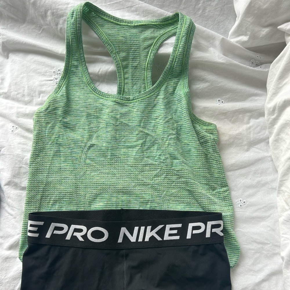 Active Wear Bundle—Nike Pro Shorts and Racerback Lulu Top